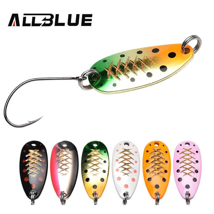 ALLBLUE MOMO 4g Trout Spoon Lure – 2 Pack - Fish & Cheaps | Fishing & Outdoor Gear