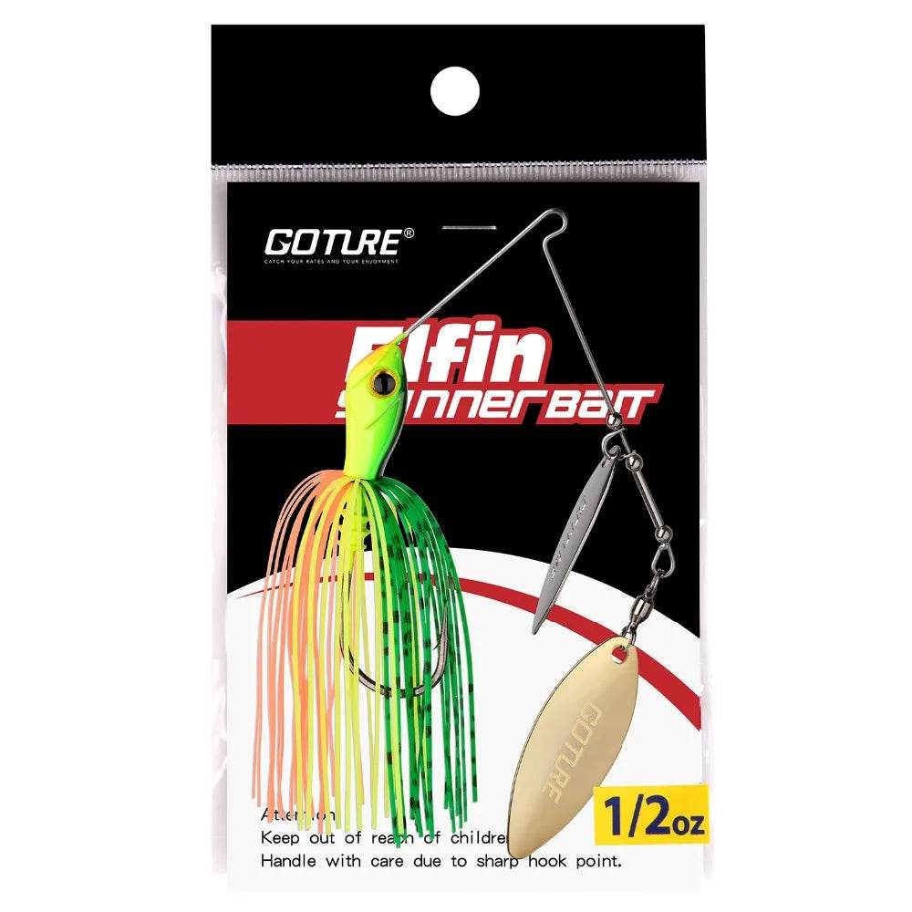 Goture Elfin Spinnerbait – 360° Willow Spoon Buzzbait - Fish & Cheaps | Fishing & Outdoor Gear