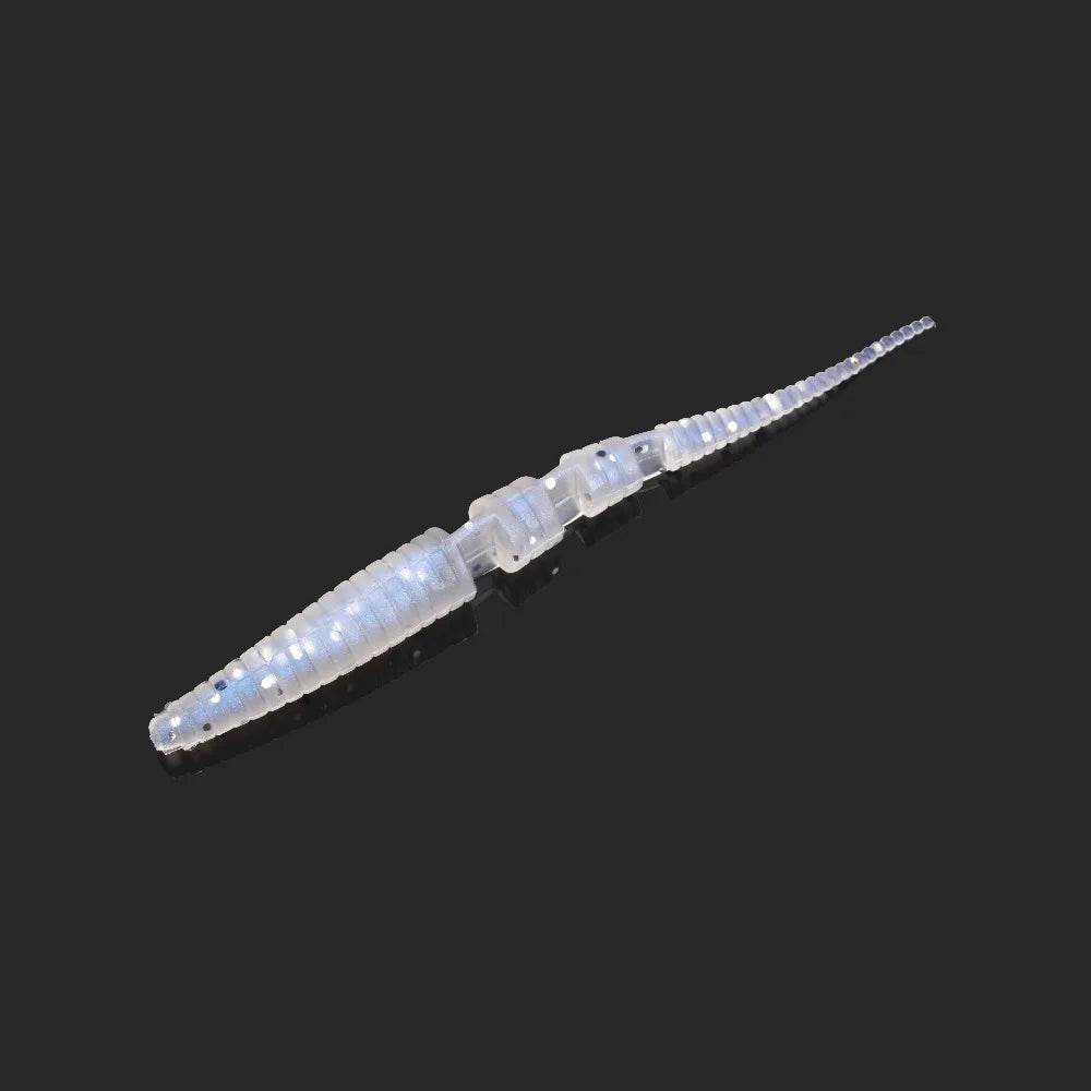 ALLBLUE 80mm Soft Bait Worm – 10pcs Silicone Lure Set - Fish & Cheaps | Fishing & Outdoor Gear