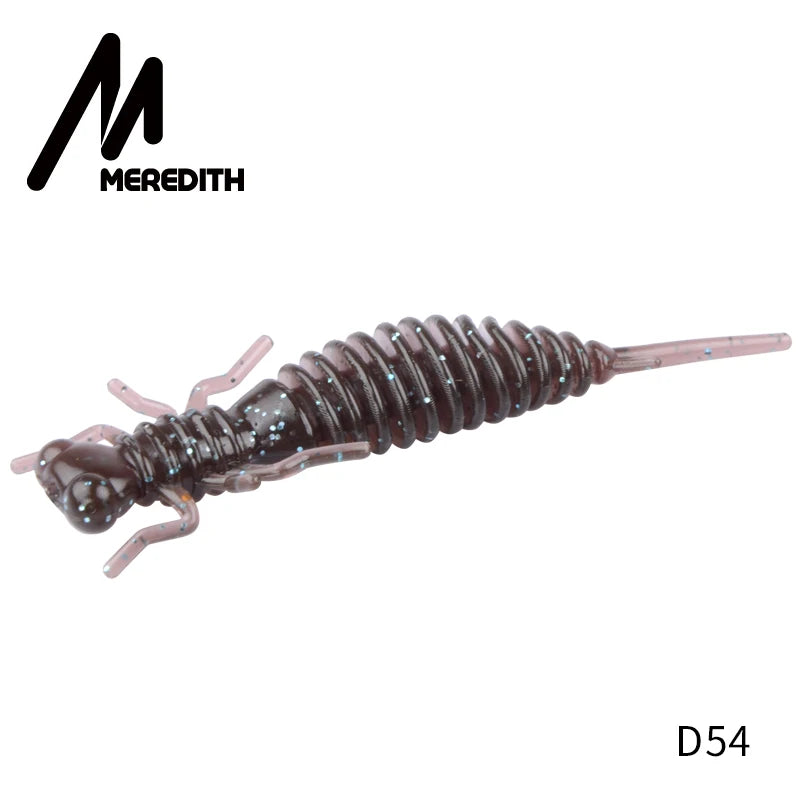 MEREDITH 10pcs Larva Soft Plastic Fishing Lures