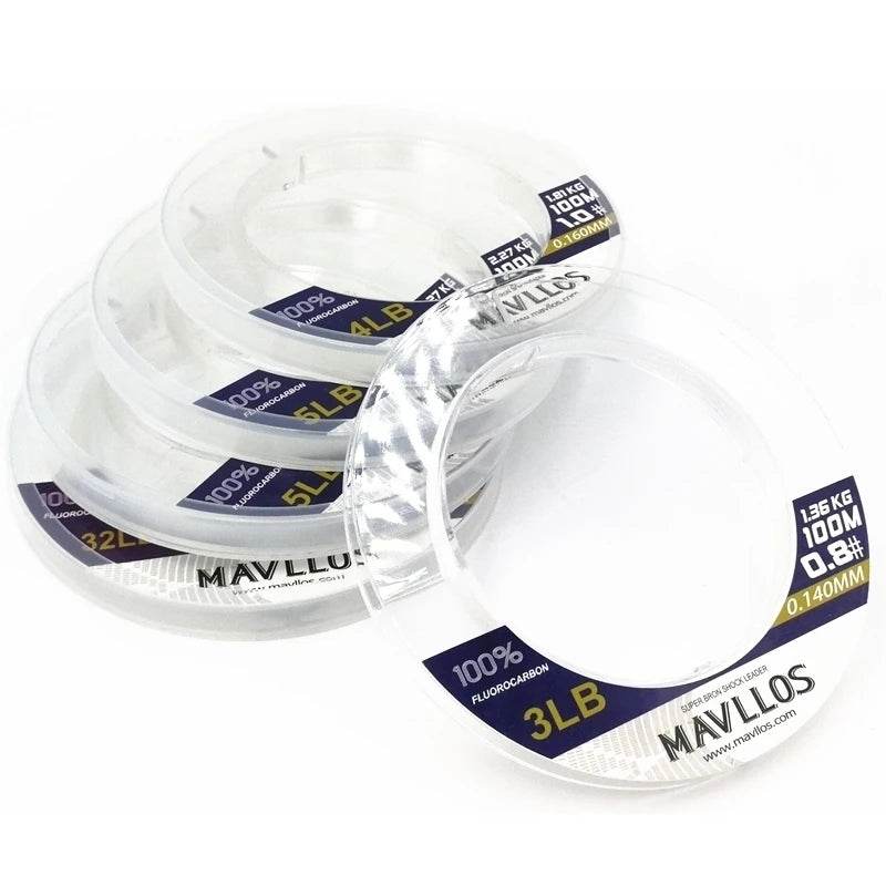 Mavllos Carbon Fluorocarbon Leader Line - Fish & Cheaps | Fishing & Outdoor Gear