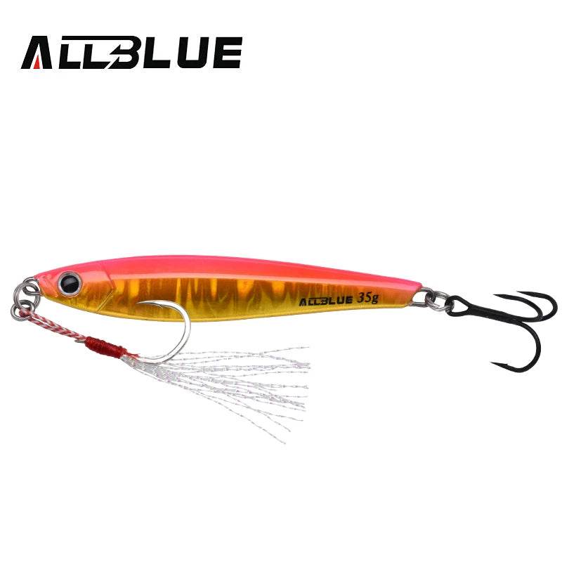 ALLBLUE Metal Jigging Spoon 35g – 3D Print Laser Lure - Fish & Cheaps | Fishing & Outdoor Gear