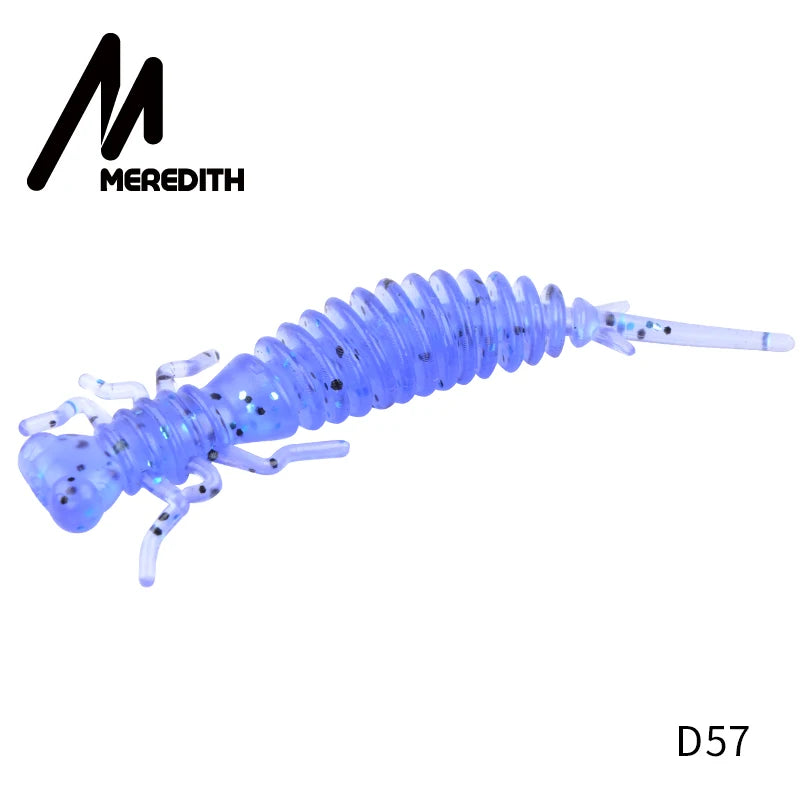 MEREDITH 10pcs Larva Soft Plastic Fishing Lures