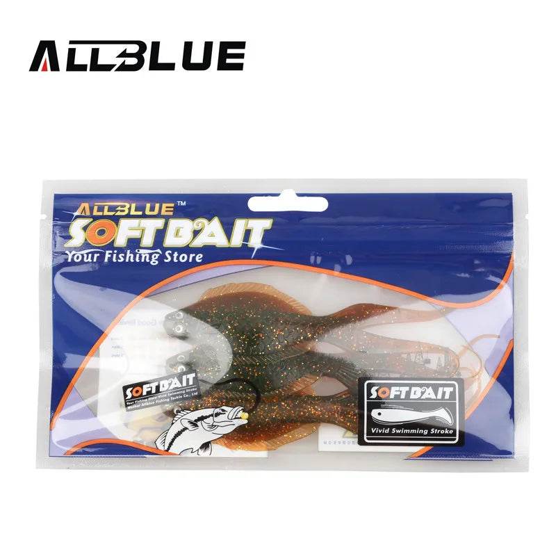 ALLBLUE 12cm Flatfish Soft Lure Trio - Fish & Cheaps | Fishing & Outdoor Gear