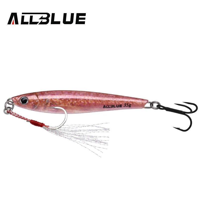 ALLBLUE Metal Jigging Spoon 35g – 3D Print Laser Lure - Fish & Cheaps | Fishing & Outdoor Gear