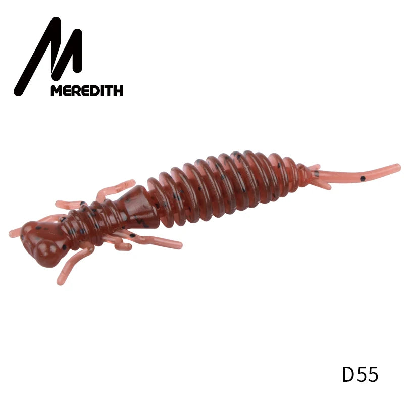 MEREDITH 10pcs Larva Soft Plastic Fishing Lures