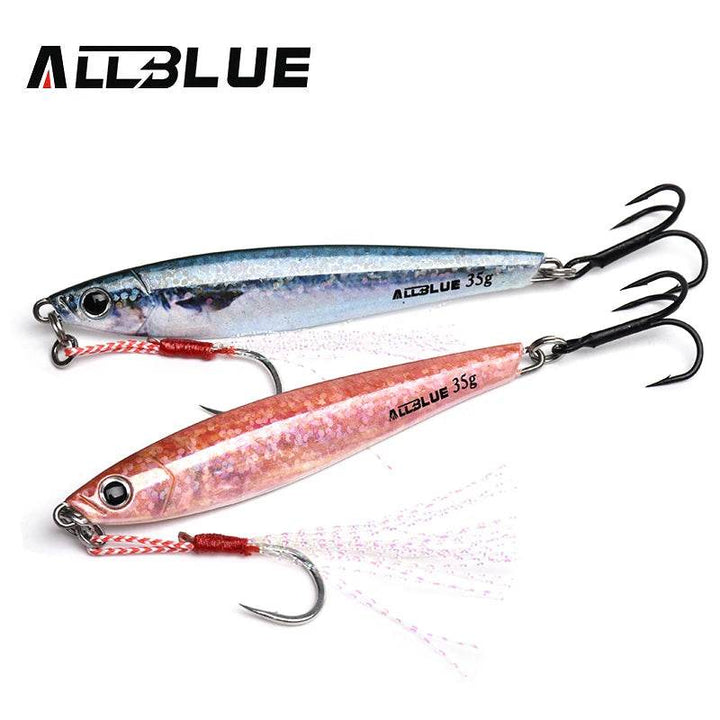 ALLBLUE Metal Jigging Spoon 35g – 3D Print Laser Lure - Fish & Cheaps | Fishing & Outdoor Gear