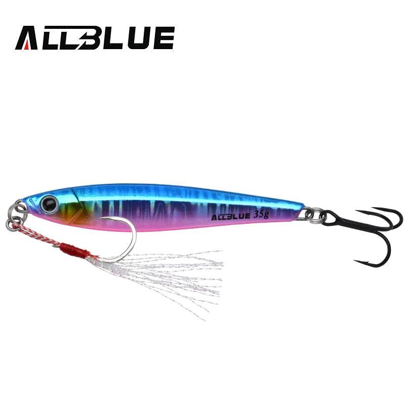 ALLBLUE Metal Jigging Spoon 35g – 3D Print Laser Lure - Fish & Cheaps | Fishing & Outdoor Gear