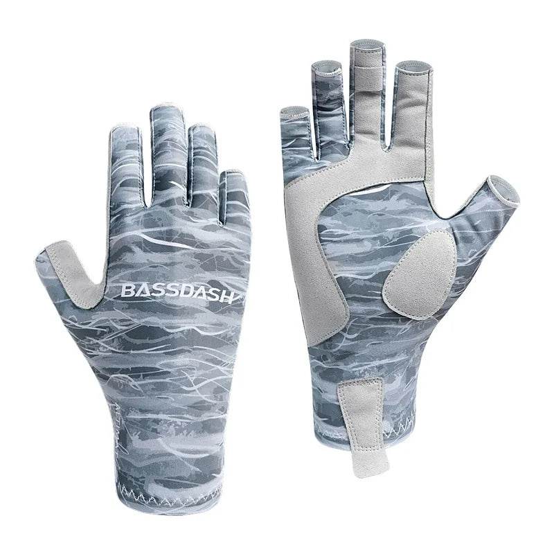 Bassdash ALTIMATE Sun Protection Fingerless Fishing Gloves - Fish & Cheaps | Fishing & Outdoor Gear