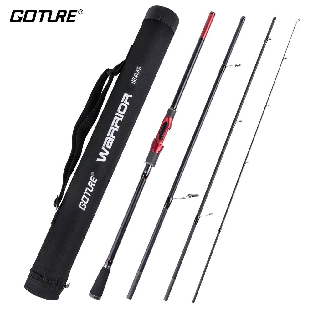 Goture Warrior Carbon Travel Spin & Cast Rod - Fish & Cheaps | Fishing & Outdoor Gear
