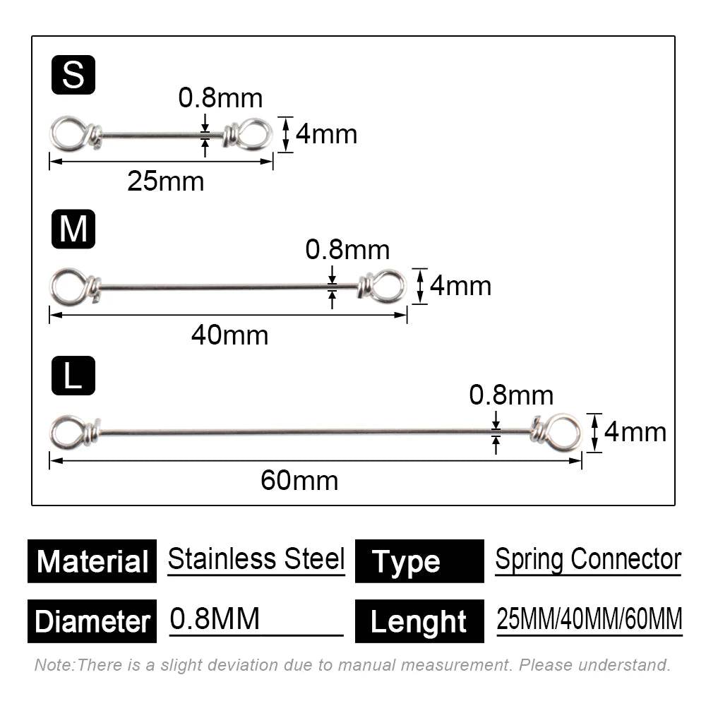Spinpoler 50pcs Bait Support Wire Spring Pins - Fish & Cheaps | Fishing & Outdoor Gear