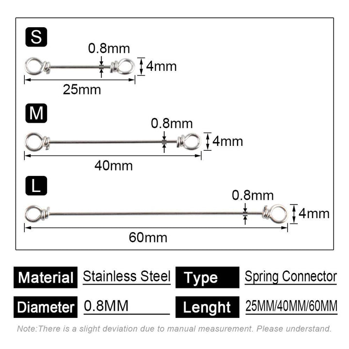 Spinpoler 50pcs Bait Support Wire Spring Pins - Fish & Cheaps | Fishing & Outdoor Gear