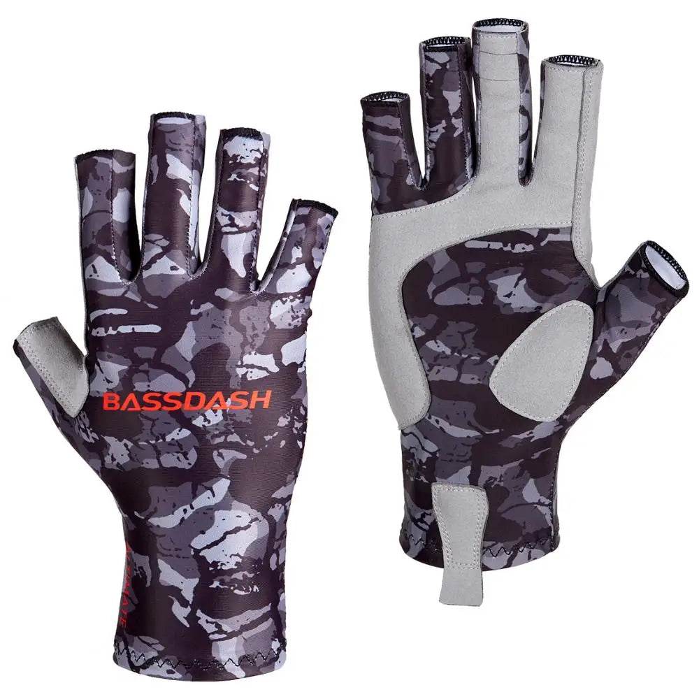 Bassdash ALTIMATE Sun Protection Fingerless Fishing Gloves - Fish & Cheaps | Fishing & Outdoor Gear