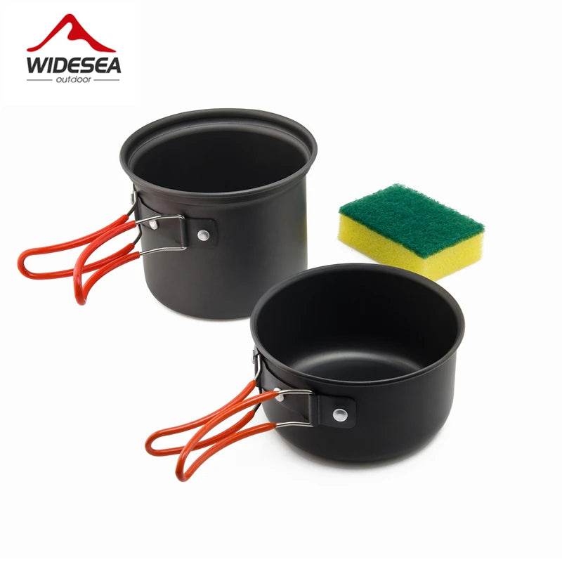 Widesea Ultralight Camping Cooking Pot Set - Fish & Cheaps | Fishing & Outdoor Gear