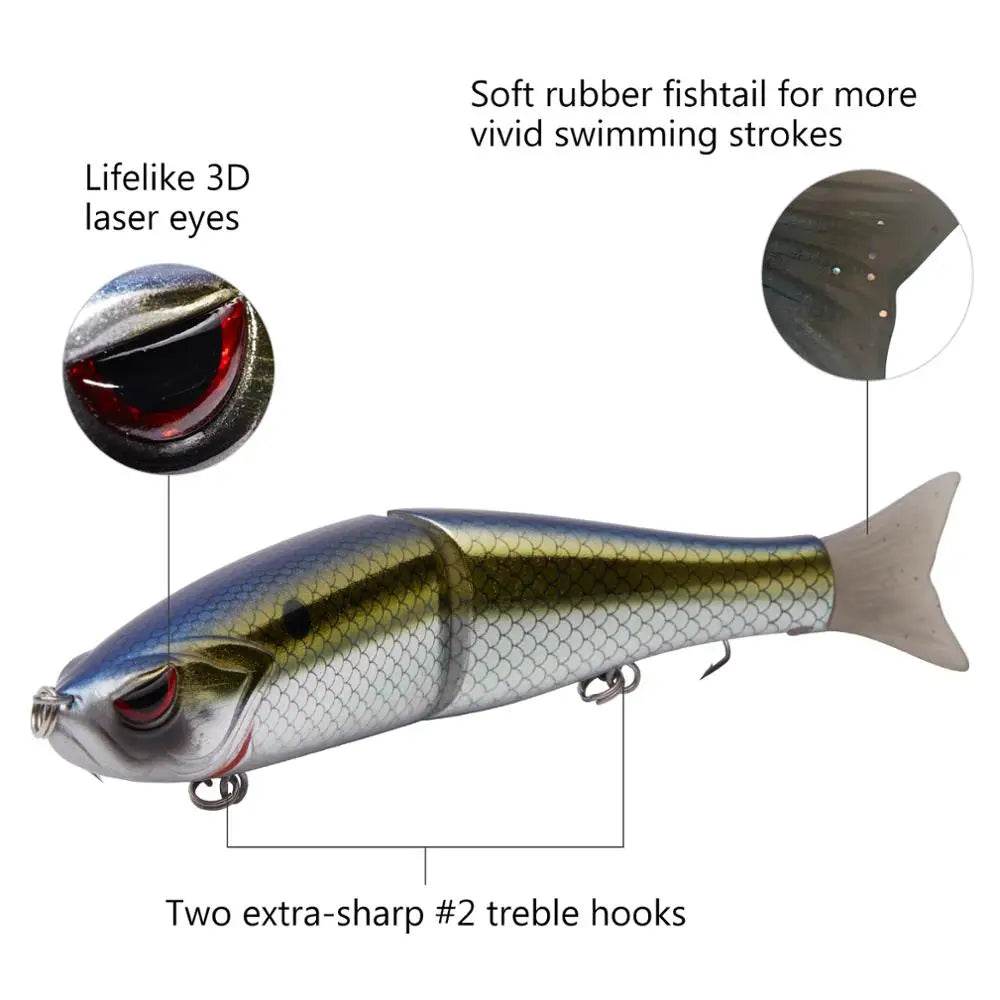 Bassdash Multi-Size Glide Swimbait Pack - Fish & Cheaps | Fishing & Outdoor Gear