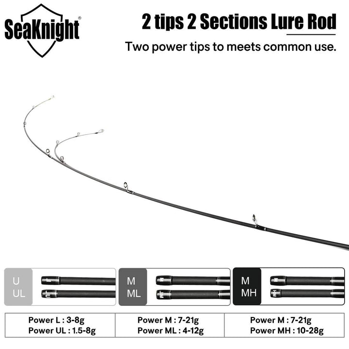 SeaKnight Falcon 1.98M Carbon Casting Rod - Fish & Cheaps | Fishing & Outdoor Gear