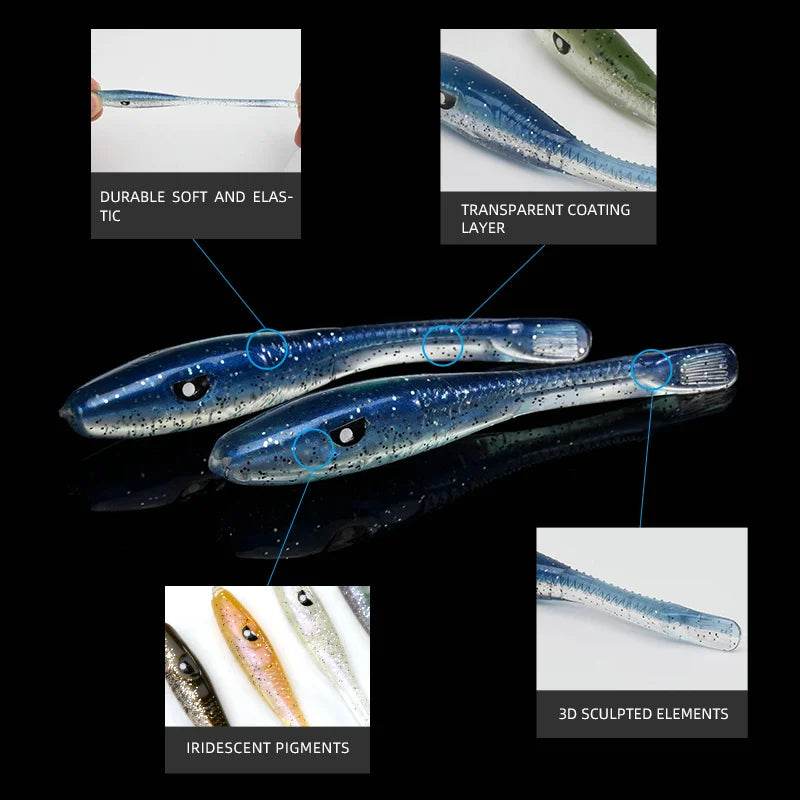 BLUX Crazy Eel Soft Lure 80mm - Fish & Cheaps | Fishing & Outdoor Gear