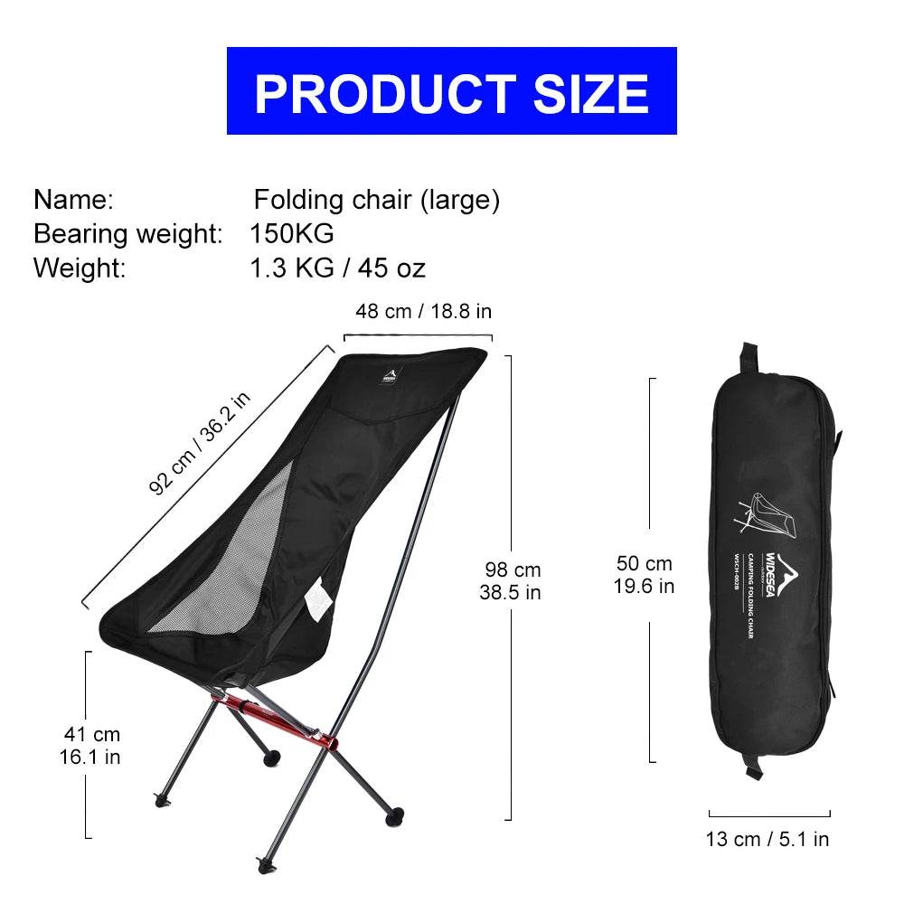 Widesea Folding Leisure Chair - Fish & Cheaps | Fishing & Outdoor Gear