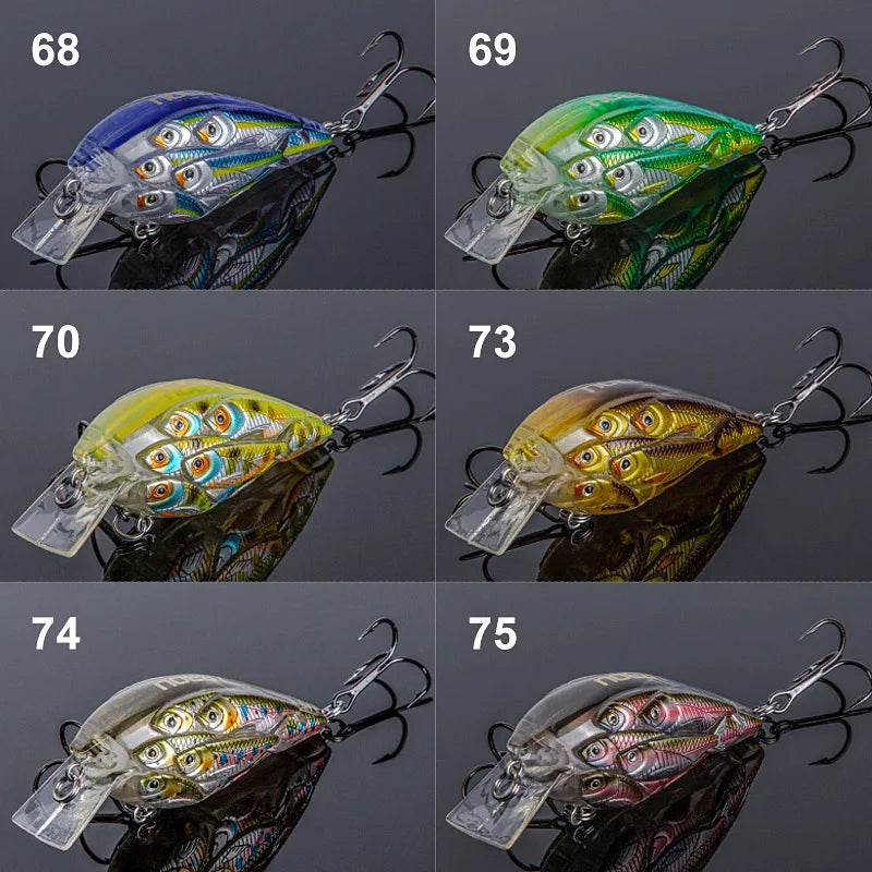 NOEBY 60mm Crankbait Wobbler - Fish & Cheaps | Fishing & Outdoor Gear