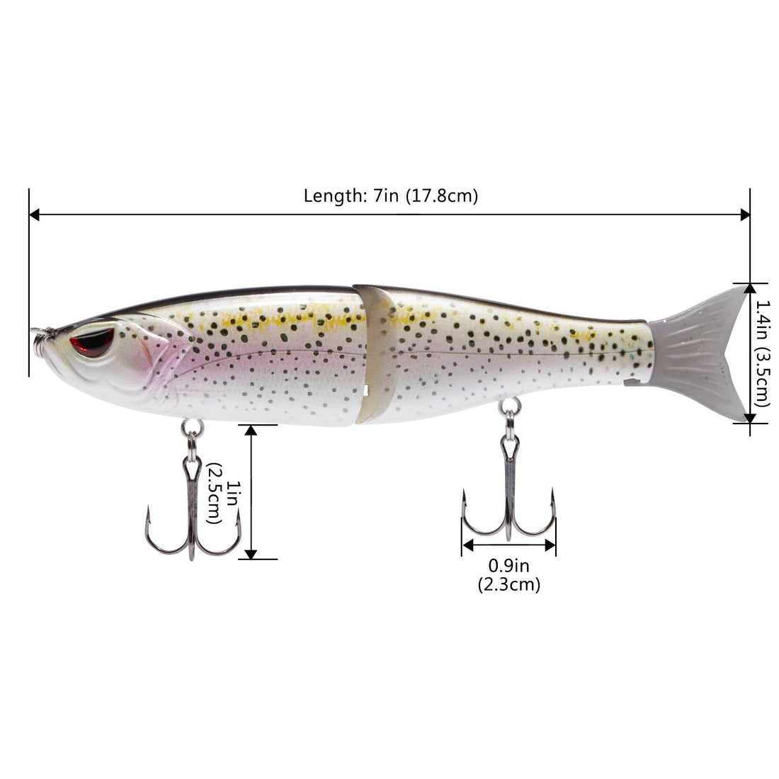 Bassdash Pike & Trout Glide Swimbait - Fish & Cheaps | Fishing & Outdoor Gear
