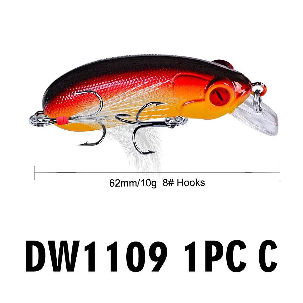 PROBEROS 6.2cm Floating Minnow – Precision Lure Action - Fish & Cheaps | Fishing & Outdoor Gear