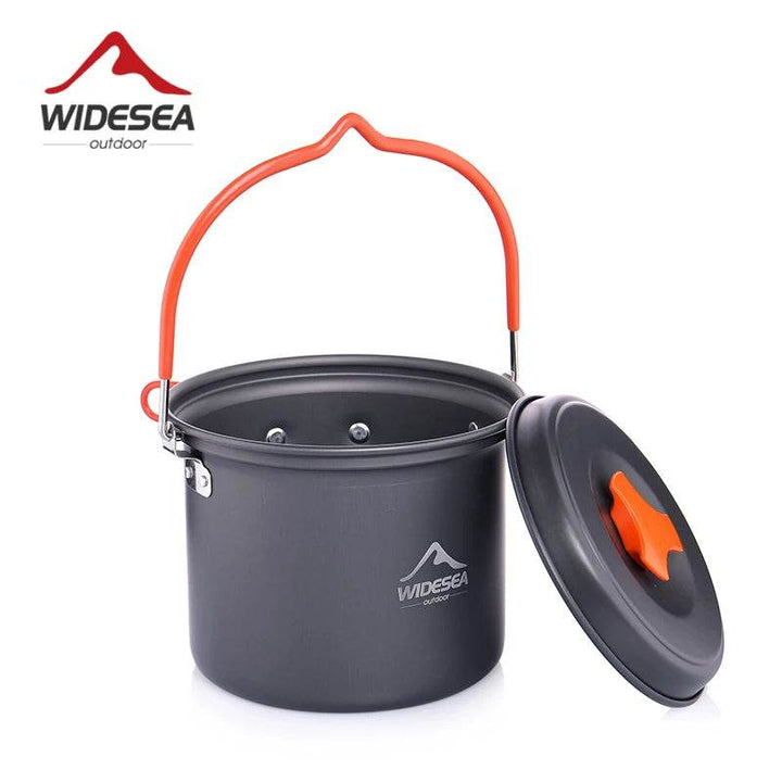 Widesea Aluminium Hanging Pot — Non-Stick Outdoor Cookware - Fish & Cheaps | Fishing & Outdoor Gear