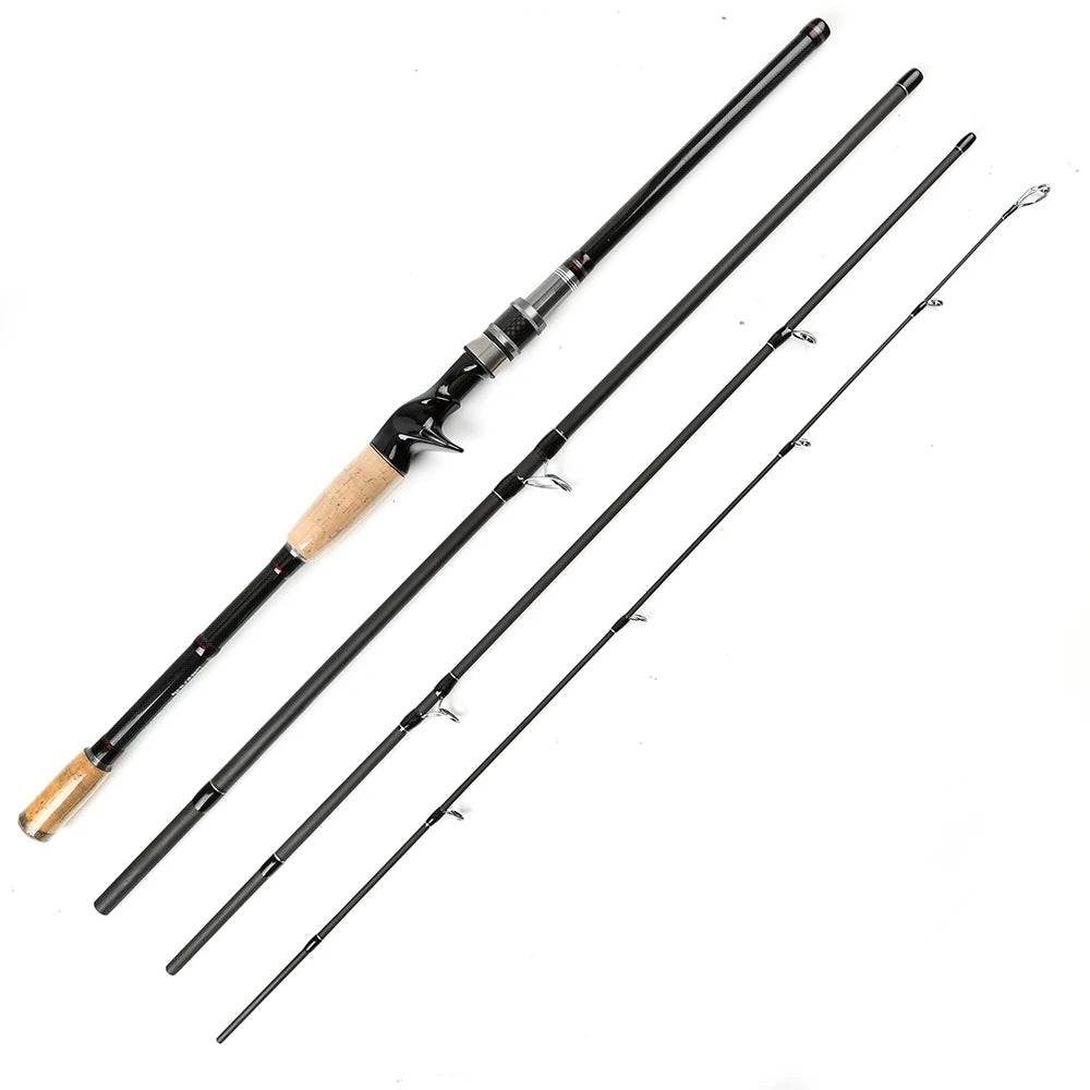 JOHNCOO 4-Section Casting Rod – High Quality, Portable Precision - Fish & Cheaps | Fishing & Outdoor Gear