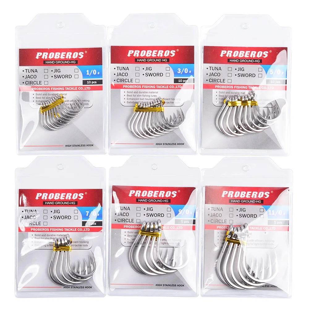 PROBEROS Large Stainless Steel Sea Hook - Fish & Cheaps | Fishing & Outdoor Gear