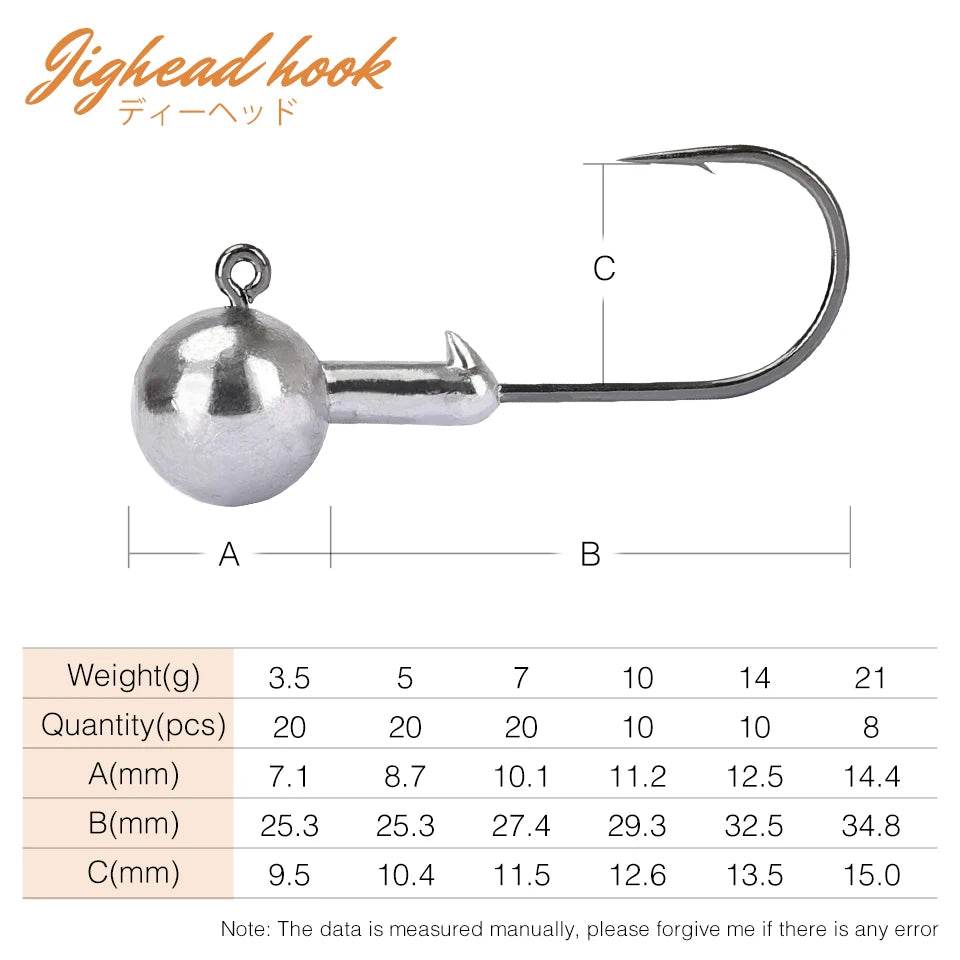 TSURINOYA Crank Lead Jig Head Hooks - Fish & Cheaps | Fishing & Outdoor Gear