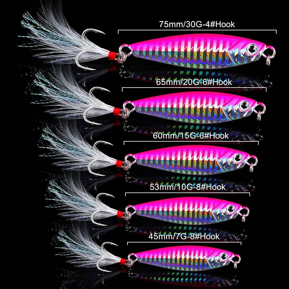 PROBEROS Lead Fish Jig – Versatile Metal Fishing Lure - Fish & Cheaps | Fishing & Outdoor Gear