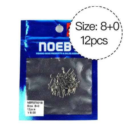 NOEBY High-Carbon Swivel Snap Connectors - Fish & Cheaps | Fishing & Outdoor Gear