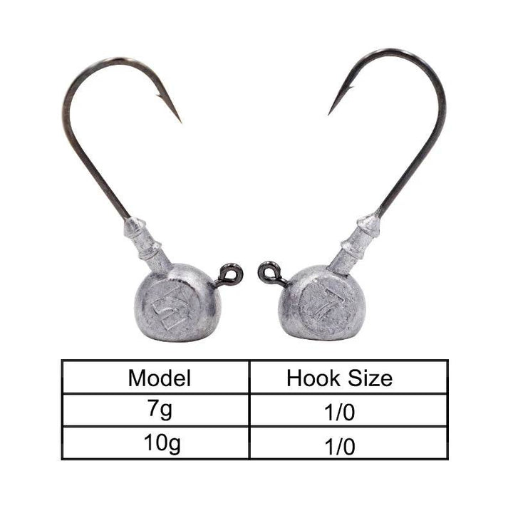 Noeby Lead Jig Head Fishing Hooks - Fish & Cheaps | Fishing & Outdoor Gear