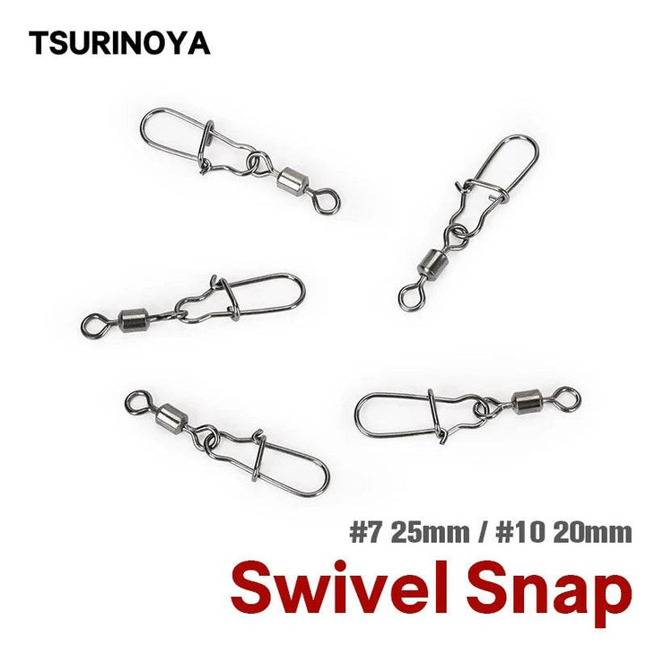 TSURINOYA Rolling Swivel Snap Connector - Fish & Cheaps | Fishing & Outdoor Gear