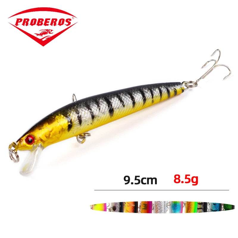 PROBEROS 10-Colour Floating Minnow Lure - Fish & Cheaps | Fishing & Outdoor Gear