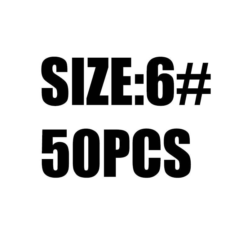 Supercontinent 50PCS Pike Fishing Swivels & Connector Pins - Fish & Cheaps | Fishing & Outdoor Gear