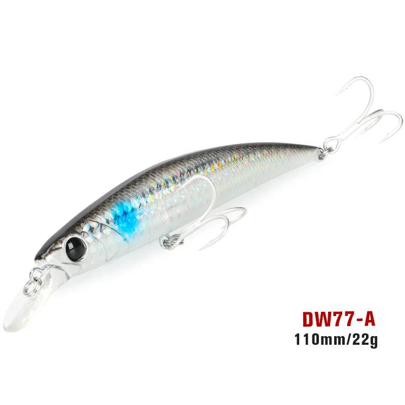 TSURINOYA 110S Sinking Minnow – DW77 New Colour - Fish & Cheaps | Fishing & Outdoor Gear