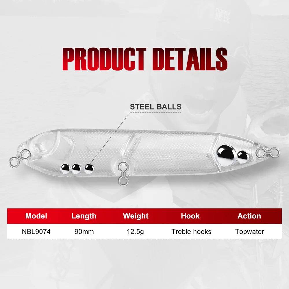 Noeby Floating Pencil Lure – Topwater Wobbler - Fish & Cheaps | Fishing & Outdoor Gear