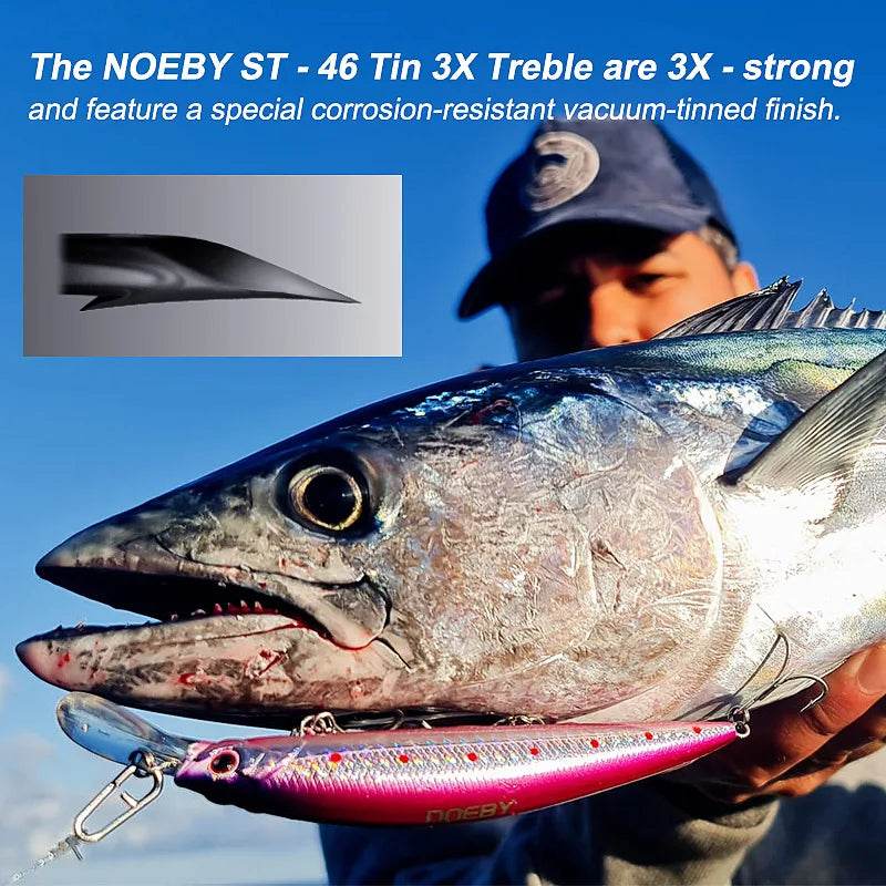 Noeby High Carbon Steel Treble Hooks - Fish & Cheaps | Fishing & Outdoor Gear