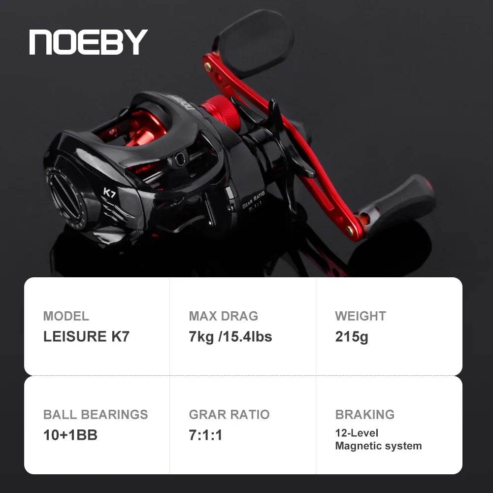 NOEBY K7 Ultralight Baitcasting Reel - Fish & Cheaps | Fishing & Outdoor Gear