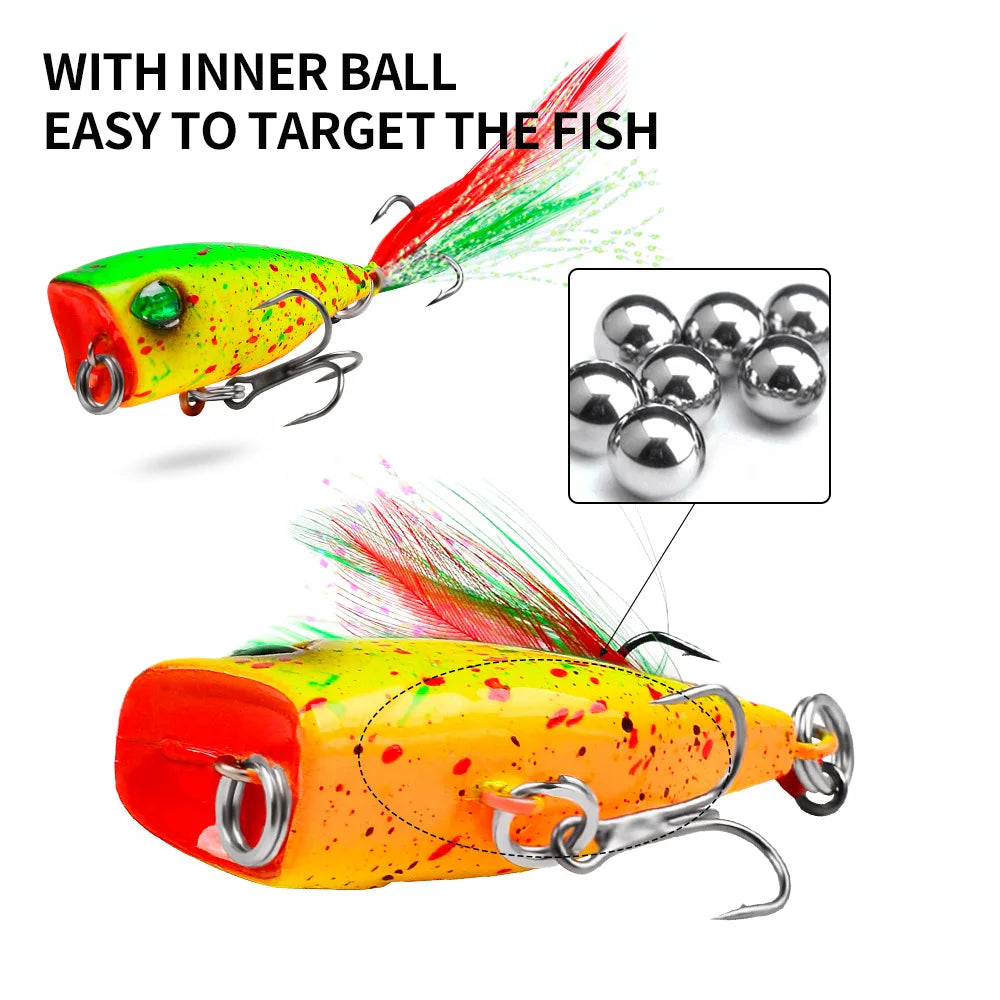 Mini Popper 4.3cm Topwater Lure