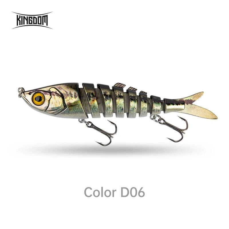 Kingdom Barbecue-L Multi Jointed Fishing Lure - Fish & Cheaps | Fishing & Outdoor Gear