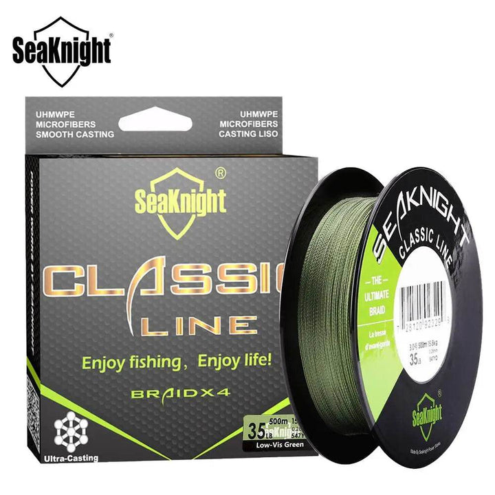 SeaKnight Classic 500M 4-Strand Braided Fishing Line - Fish & Cheaps | Fishing & Outdoor Gear