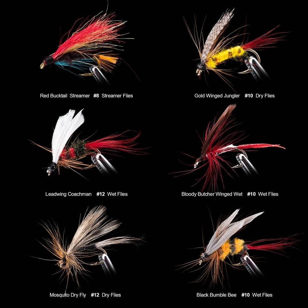 Goture 100pcs Fly Fishing Lure Kit – Complete Trout & Pike Set - Fish & Cheaps | Fishing & Outdoor Gear