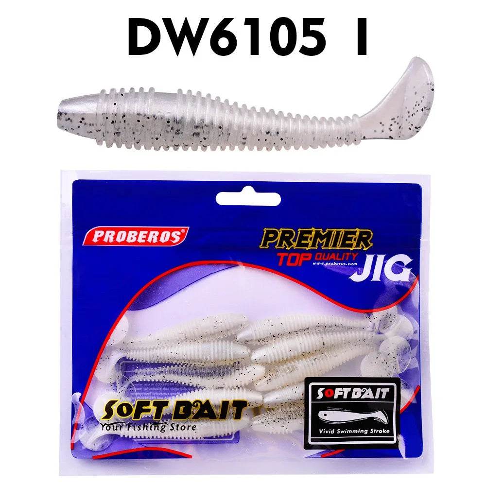 PROBEROS Softbait Paddle Tail Lures – 10pcs - Fish & Cheaps | Fishing & Outdoor Gear