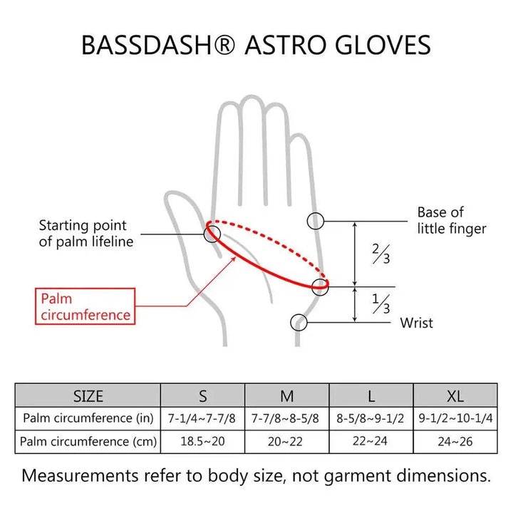 Bassdash Astro Heavy-Duty Sure Grip Fingerless Gloves - Fish & Cheaps | Fishing & Outdoor Gear