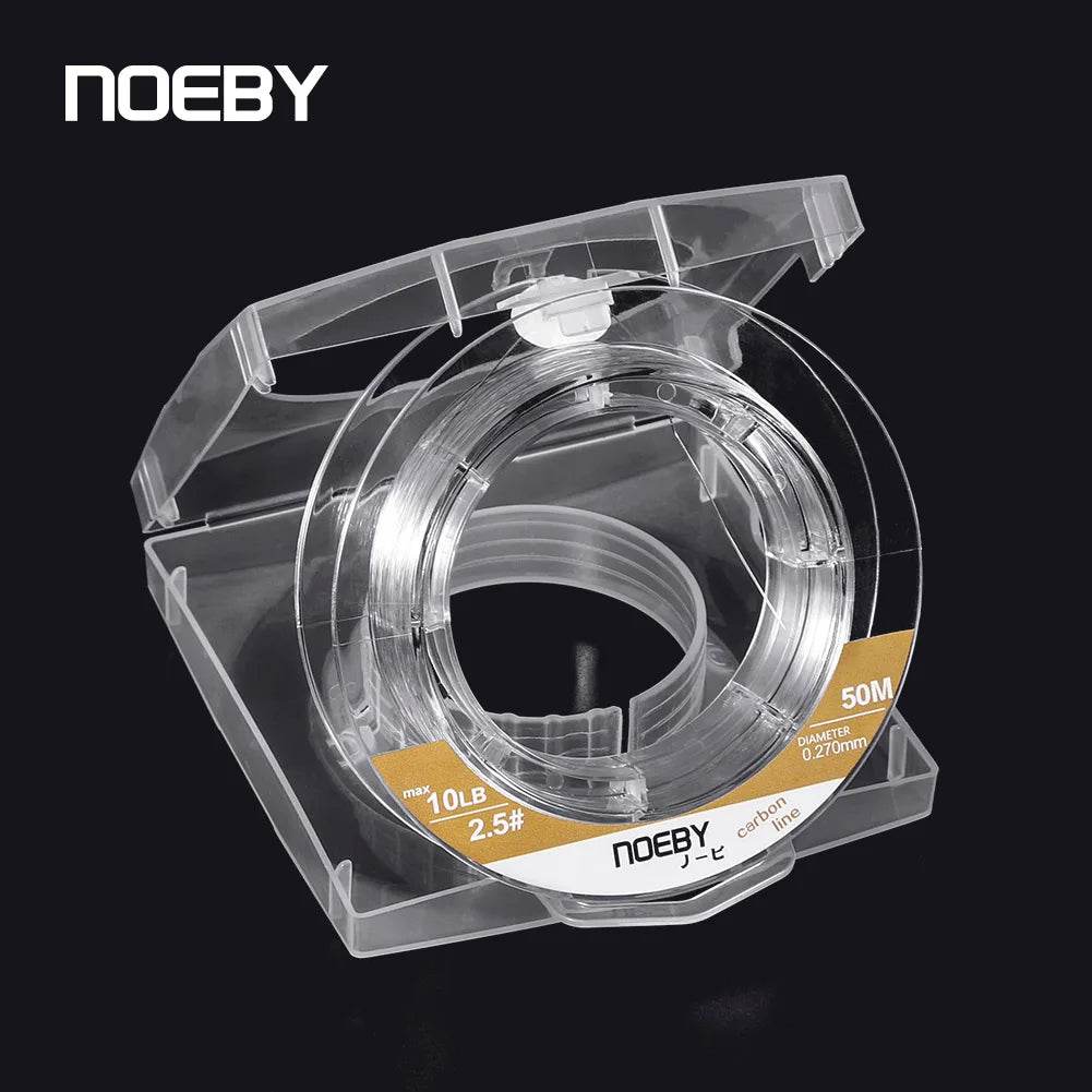 NOEBY Shock Leader 50m – Carbon Fibre Fluorocarbon - Fish & Cheaps | Fishing & Outdoor Gear