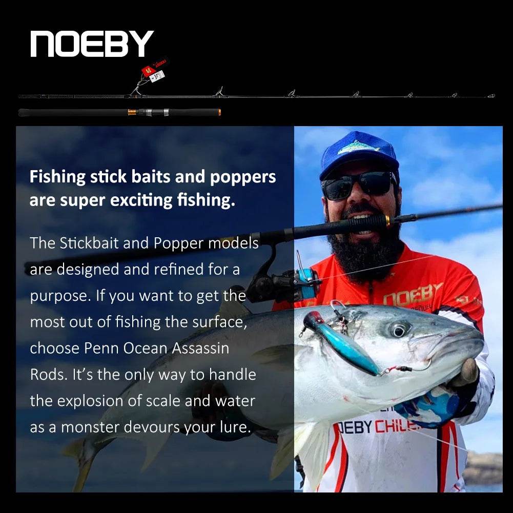 Noeby Ocean Popping Spinning Rod - Fish & Cheaps | Fishing & Outdoor Gear