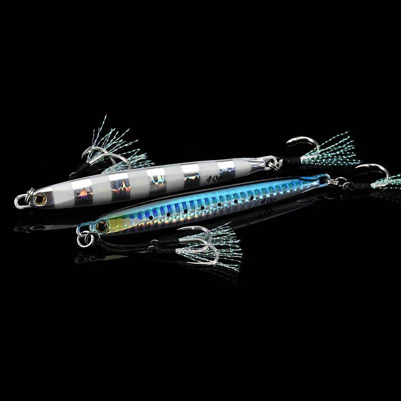 ALLBLUE SLOWER Long Metal Jig – Premium Slow Cast Spoon - Fish & Cheaps | Fishing & Outdoor Gear