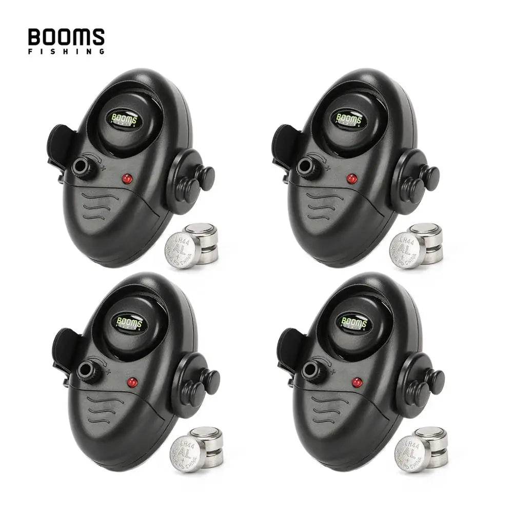 Booms Fishing E02 Bite Alarm – Carp Fish Indicator (4 Pack) - Fish & Cheaps | Fishing & Outdoor Gear