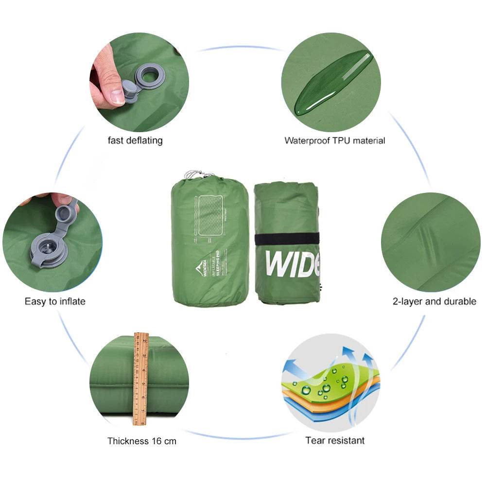 Widesea Double Inflatable Camping Mattress - Fish & Cheaps | Fishing & Outdoor Gear